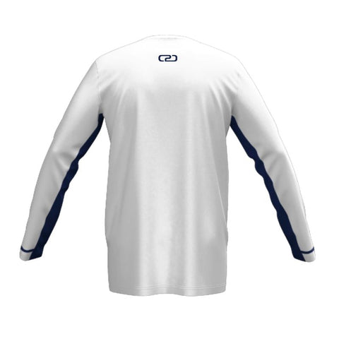 Netball Umpire HP Long Sleeve V Neck Warmup Shirt Design Your Own Custom