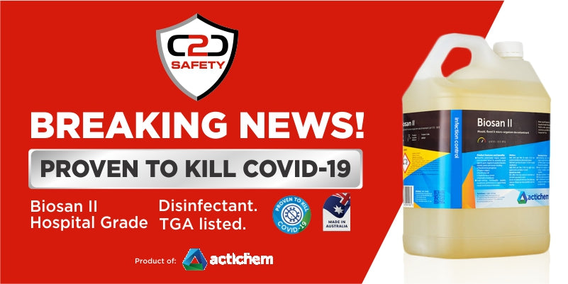C2C Safety News |  Biosan II Disinfectant kills COVID-19