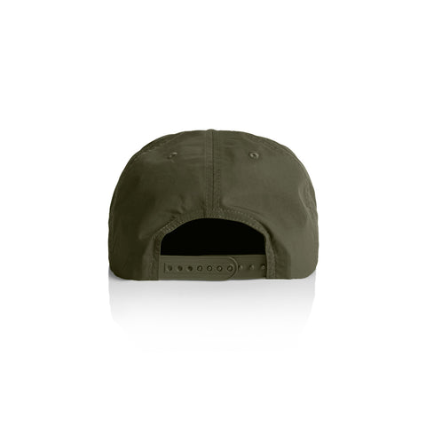 Surf Rope Cap — ARMY/WHITE (back)