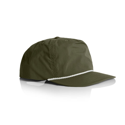 Surf Rope Cap — ARMY/WHITE (right)