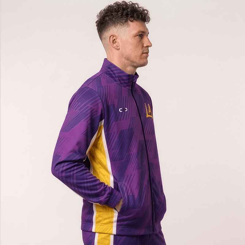 LA Core Custom Tracktop with Collar | Full Zip | Design Your Own | C2C ...