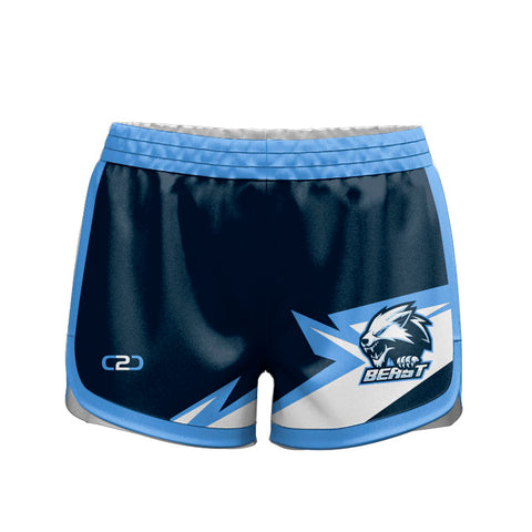 Undefeated SlimFit HP Ladies Girls High Thigh Curve Shorts Design Your Own Custom