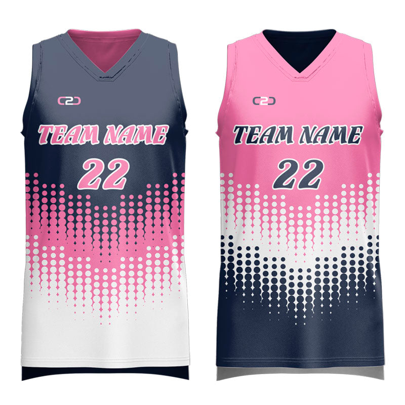 DRIP Reversible 3HP V Neck Basketball Singlet Coast 2 Coast Sports ...