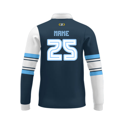 Knitted Rugby Jersey 01 Design Your Own Custom - back