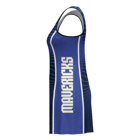 Mavericks Netball Dress "Side"