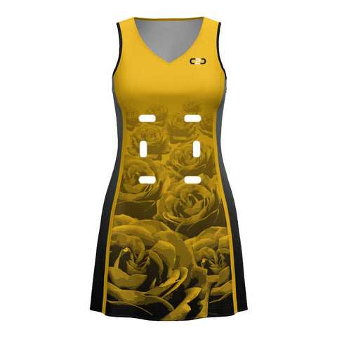 Warriors City Core Netball Dress Custom Design Your Own