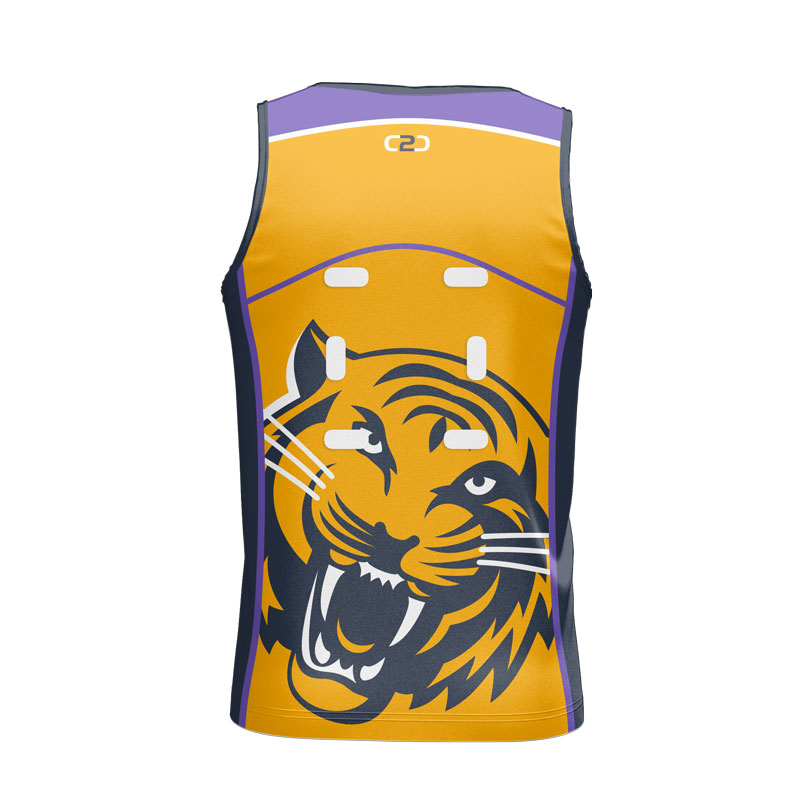 Tiger Netball Singlet Design Your Own Custom– Coast 2 Coast Sports ...