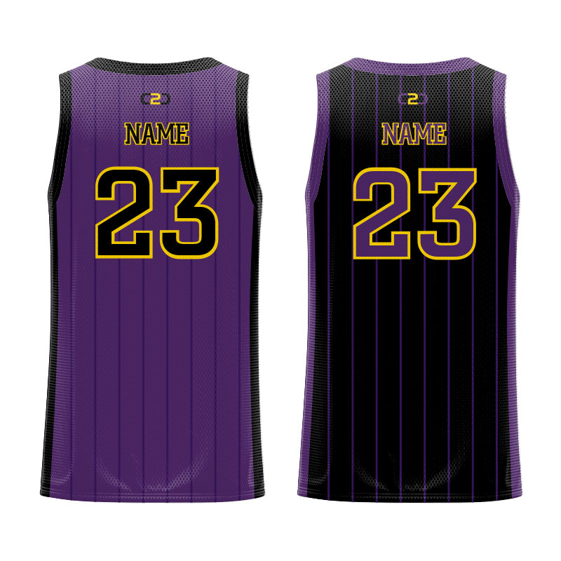 Custom Lakers-Inspired Core Reversible Basketball Singlet– Coast 2 ...