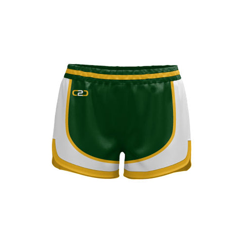 Seattle Sonics-Inspired SlimFit HP Ladies Girls High Thigh Curve Shorts Design Your Own Custom