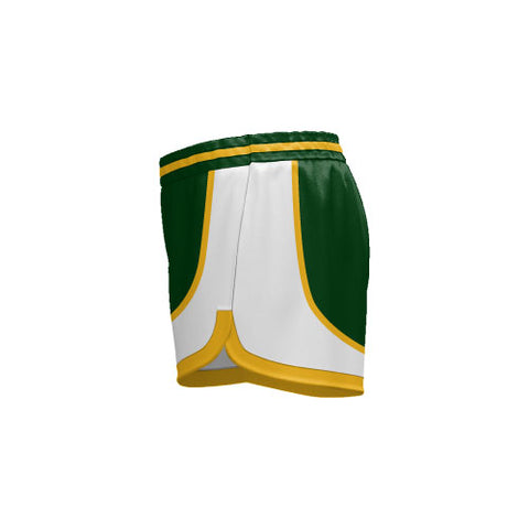 Seattle Sonics-Inspired SlimFit HP Ladies Girls High Thigh Curve Shorts Design Your Own Custom
