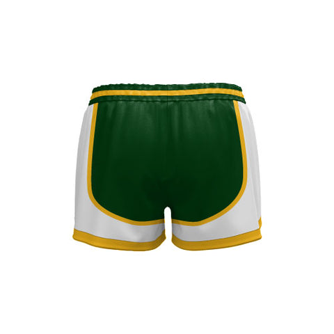 Seattle Sonics-Inspired SlimFit HP Ladies Girls High Thigh Curve Shorts Design Your Own Custom