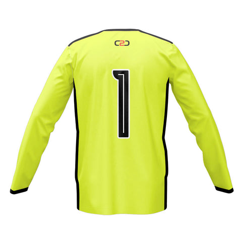 Soccer Goalie Long Sleeve Jersey Plain Design Your Own Custom