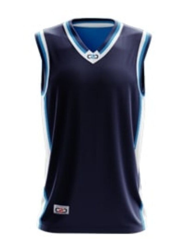 North Carolina Basketball Singlet Navy