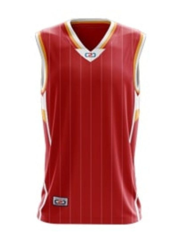 Silver Collection Basketball Singlet Red