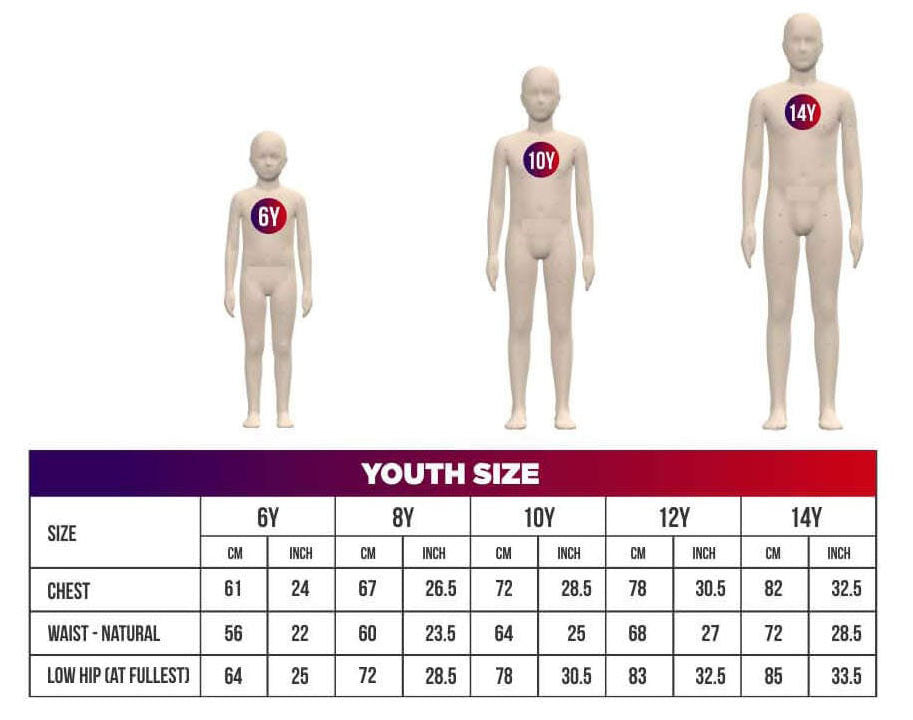 Boys Size Chart