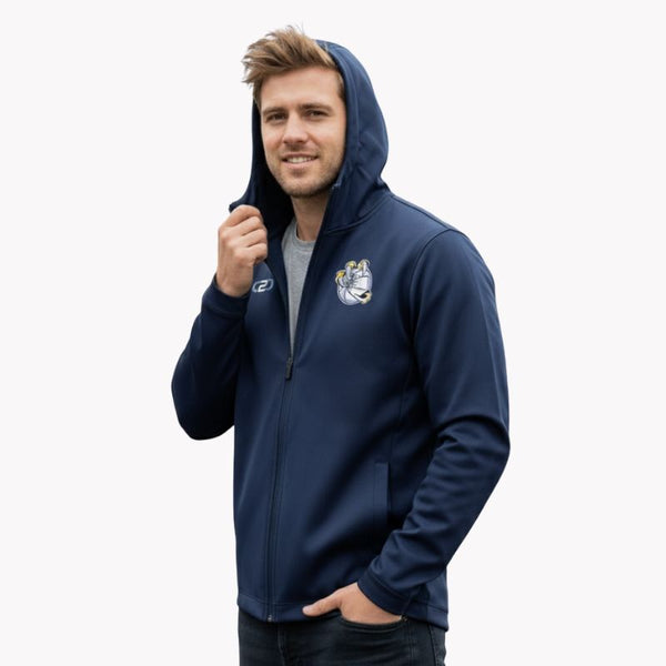 Glide SlimFit HP Tech Zip Hoodie Navy