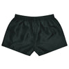 Black Rugby Short Front View