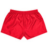 Red Rugby Short Front View
