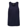 Poly Singlet Navy Front