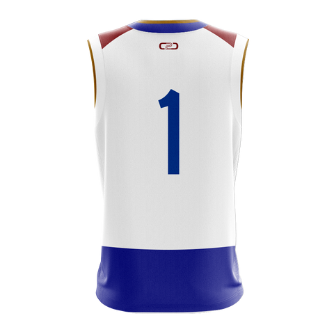 Custom PARTY 21 Core Basketball Singlet Back View