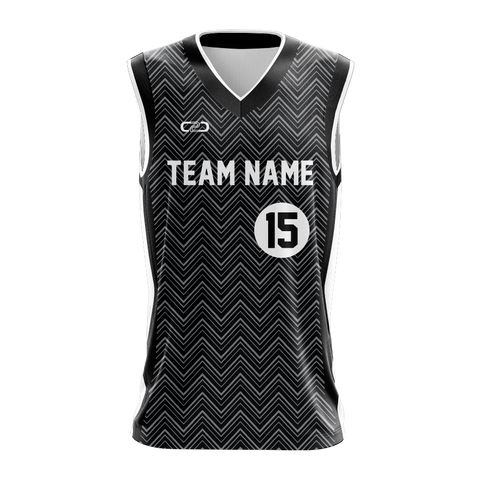 Custom Nets 21 Core Basketball Singlet Front View