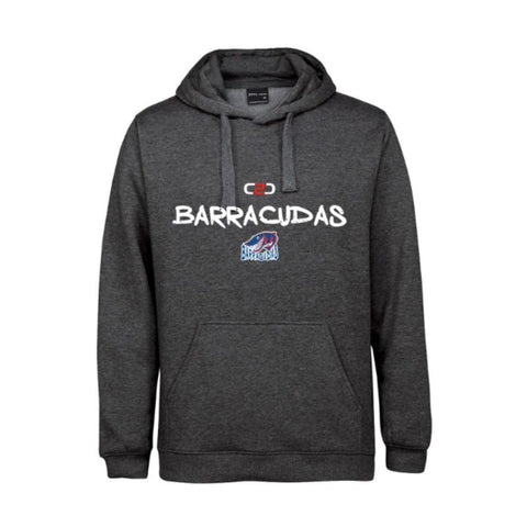 BDC Barracudas Adult Pullover Hoodie Charcoal Marle