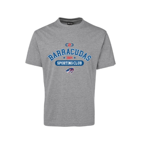 BDC Barracudas Cotton Kids and Adults SS Marle Grey Cotton Tee