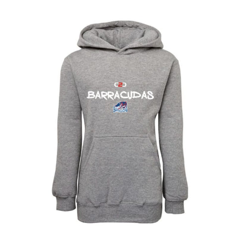 BDC Barracudas Kids Pullover Hoodie Grey