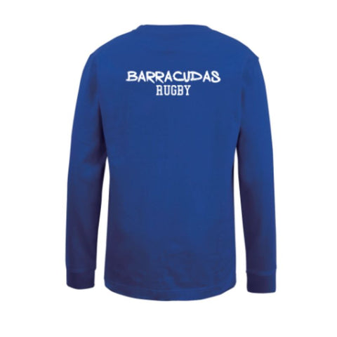 BDC Barracudas Kids LS Royal Cotton Tee