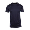 Mens Accelerator Cool Dry T-shirt Design 1 Navy Sky Front View