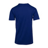 Mens Accelerator Cool Dry T-shirt Design 3 Royal White Back View