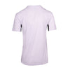 Mens Accelerator Cool Dry T-shirt Design 1 White Black Back View