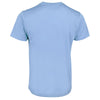 Poly Tee Adults Design 4 Light Blue Back View