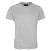Poly Tee Adults Design 3 Light Grey Front View