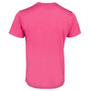 Poly Tee Adults Design 4 Hot Pink Back View