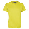 Poly Tee Adults Design 3 Yellow Front View
