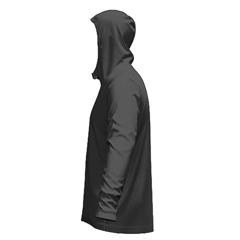 Side view of custom Oklahoma City Thunder fleece hoodie with name