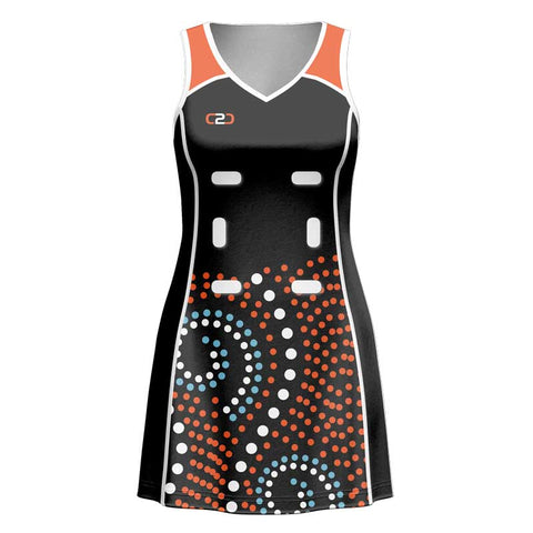 Dot Core Netball Dress Custom Design Your Own