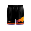 Custom SUNS Basketball Shorts Mid Thigh Front View