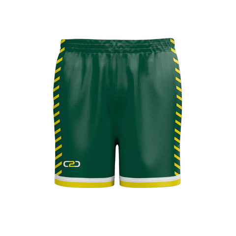 Custom Boomers HP Split Shorts Mid Thigh Front View