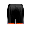 Custom SUNS Basketball Shorts Mid Thigh Back View