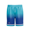 Custom Charlotte Basketball Shorts Above Knee Front View