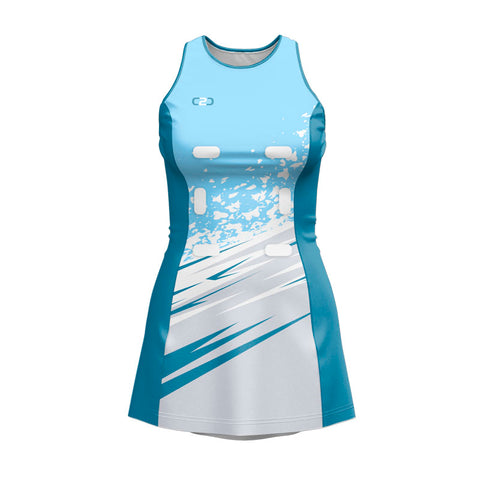 Custom Flash HP Standard Netball Dress Front View