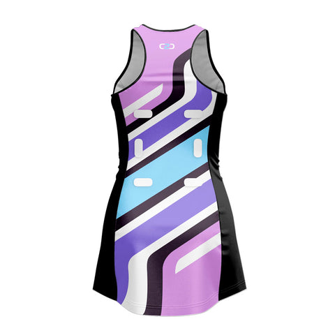 Custom Dodge HP Standard Netball Dress Back View