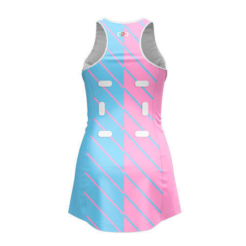 Custom Prime HP Standard Netball Dress Back View