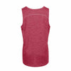 Kids Challenger Polyester Singlet Red Marl Back View