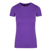 Ladies American Style T-shirt Grape Front