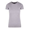 Ladies American Style T-shirt Grey Marle Front