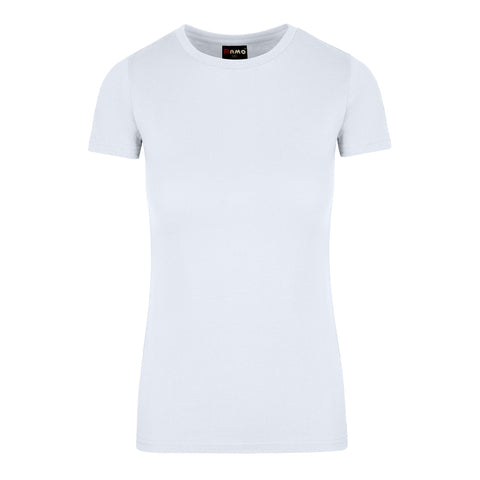 Ladies Cotton Round Tees Premiers Ice Blue Front View