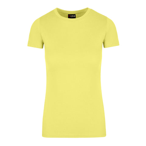 Ladies Cotton Round Tees Reapers Trippin Lemon Front View